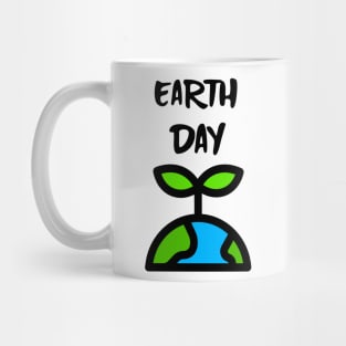 EARTH Day Celebration Save Our Planet Black Mug